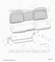 SITZ ASM. REAR