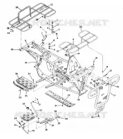 FRAME ASSEMBLY W/RACKS 350 2X4 / W927539 (4922882288003A)