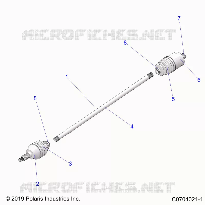 DRIVE TRAIN, HALF HINTERWELLE