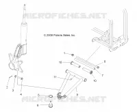 SUSPENSION, A-ARM and STREBE MOUNTING