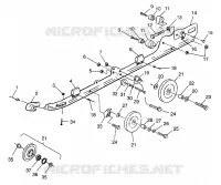 Schienen-Montage (SUSPENSION) 440 LC 0972760 (4938353835B009)