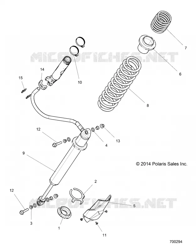 SUSPENSION, FEDER MOUNTING
