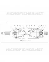 ANTRIEB, REAR HALF SHAFT