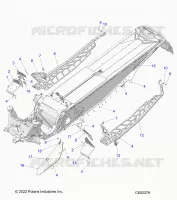 CHASSIS, CLUTCH GUARD, FOOTRESTS, AND RUNNINGBOARDS