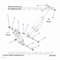 SUSPENSION, SHOCK MOUNTING, REAR SUSP.