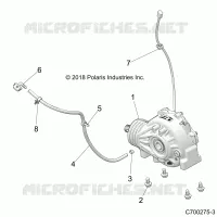 DRIVE TRAIN, FRONT GEARCASE MOUNTING