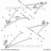 FRONT SUSPENSION CONTROL ARMS