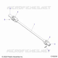 ANTRIEB, FRONT PROP SHAFT