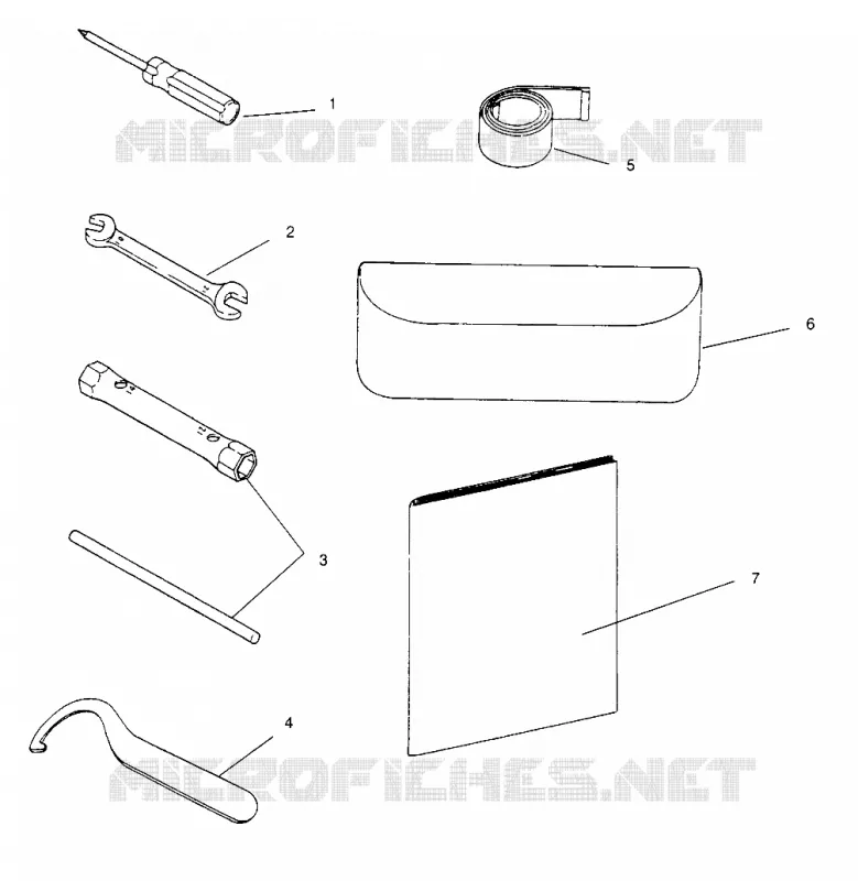 TOOL KIT 440 XCR 0961660 (4932113211D004)