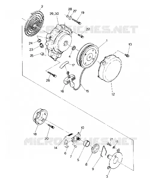 RÃŒCKZUG STARTER ASSEMBLY (4914761476044A)