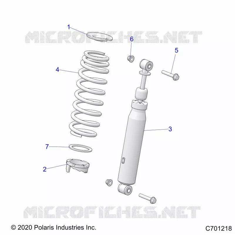 SUSPENSION, FRONT SHOCK MOUNTING