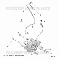 ANTRIEB, FRONT GEARCASE MOUNTING