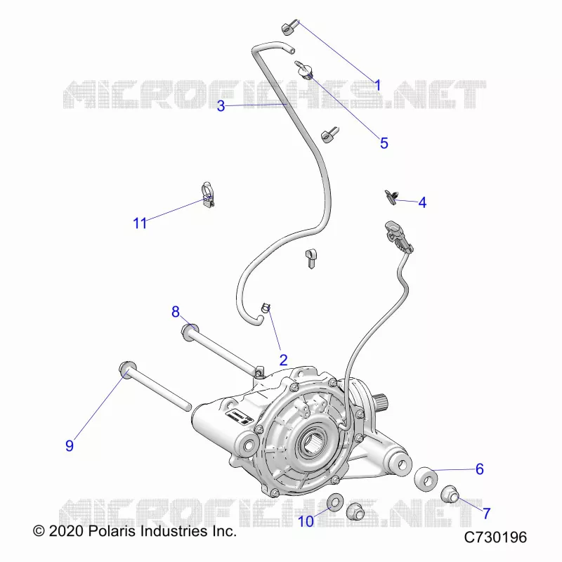 ANTRIEB, FRONT GEARCASE MOUNTING