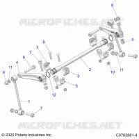 SUSPENSION, FRONT STABILISATORSTANGE