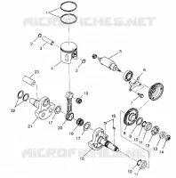 KOLBEN   KURBELWELLE XPLORER 400L W969140 (4935983598C012)