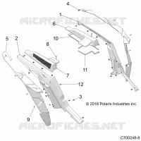 KAROSSERIE HINTEN FENDERS AND BEZELS- Z21NAE92AG/BG/AX/BX (C700248-8)