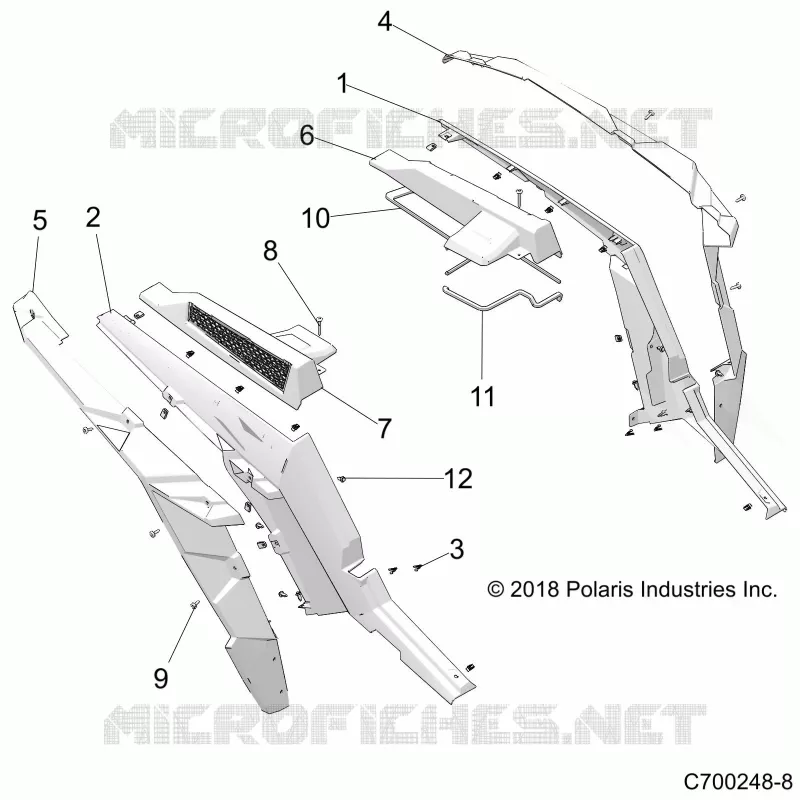 KAROSSERIE HINTEN FENDERS AND BEZELS- Z21NAE92AG/BG/AX/BX (C700248-8)