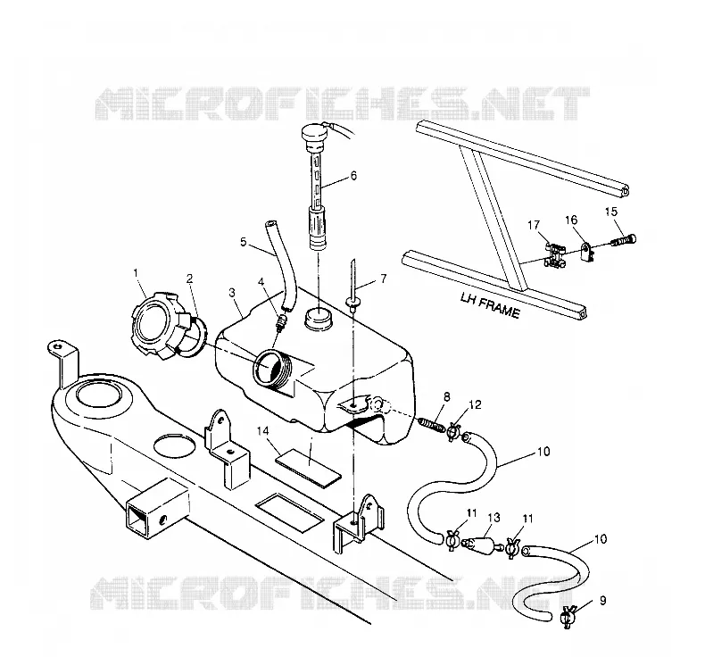 ÖLTANK ASSEMBLY Sportsman 4x4 W958040 (4930403040A014)
