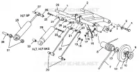 HINTER Drehmomentarm XLT 0940767, XLT SP 0930667   XLT SKS 0940567 (4925022502024A)