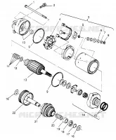 ANLASSER SLX 780 B964287 and Intl. SLX 780 I964287 (4937443744C008)