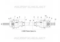 DRIVE TRAIN, GETRIEBE VORNE SHAFT