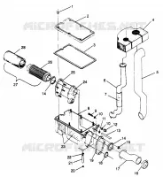 LUFTFILTERKASTEN  SPORTSMAN 500 W969244 (4936093609B001)