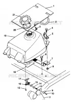 TANK ASSEMBLY Trail Boss W938527 (4924072407006A)