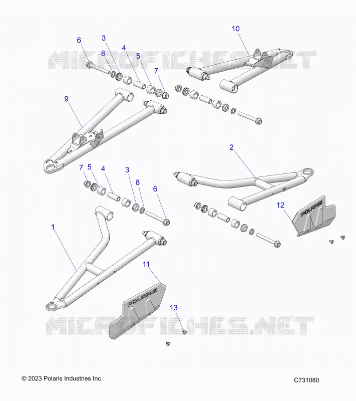 FRONT SUSPENSION CONTROL ARMS