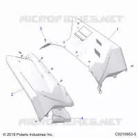 KAROSSERIE HINTEN CAB AND HEAT SHIELDS