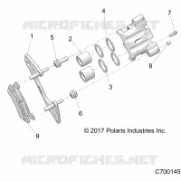 HINTERBREMSE CALIPER
