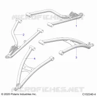 FRONT SUSPENSION A-ARMS