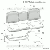 SITZ ASM. REAR