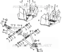 CHASSIS, A-ARM AND FOOTREST
