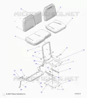 SITZ ASM. AND SLIDER