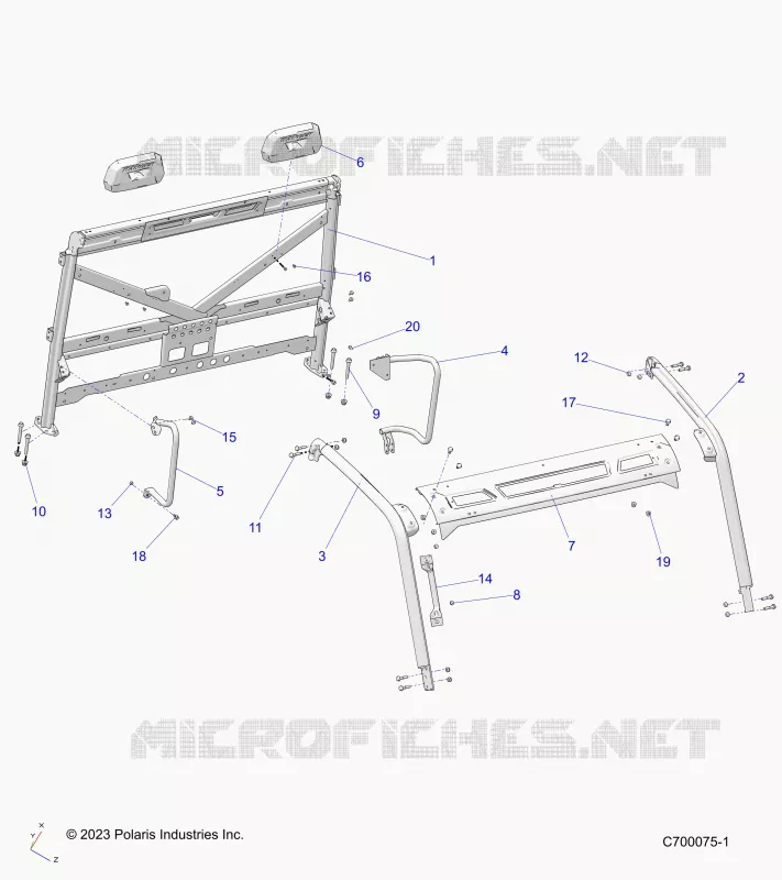 CHASSIS, CAB RAHMEN