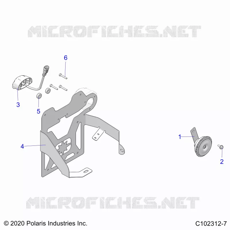 ELEKTRIC, HORN, AND LICENSE PLATE LIGHT