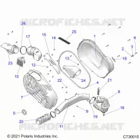 ANTRIEB, CLUTCH COVER AND DUCTING