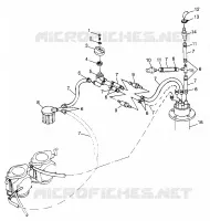 KRAFTSTOFFSYSTEM (DELUXE) SL 700 Deluxe B974072 and Intl. SL 700 Deluxe I974072 (4940874087A012)