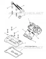 ENGINE, THROTTLE BODY AND VENTILDECKEL