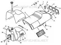 SITZ   GASBEHÄLTER 440 XCR SP 0961760 (4931583158A007)