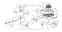 ÖLTANK / LUFTFILTERKASTEN  440 XCR / 0931760 (4923022302027A)