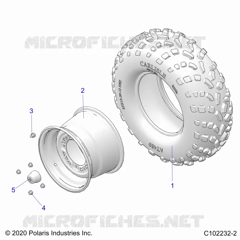 RADS, REAR TIRE