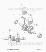 ENGINE, PISTON AND KURBELWELLE