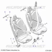 SITZ BELT MOUNTING, FRONT, STANDARD