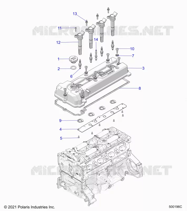 ENGINE, VENTILDECKEL