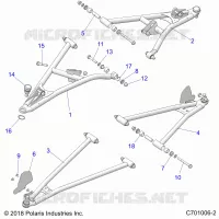 FRONT SUSPENSION CONTROL ARMS