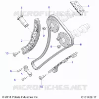 CAM CHAIN AND SPROCKET