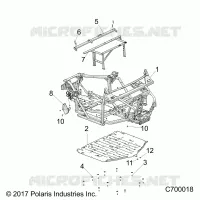 CHASSIS, MAIN FRAME AND SKID PLATES