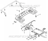 HINTER RACK MOUNTING SPORTSMAN 500 W969244 (4936093609A008)