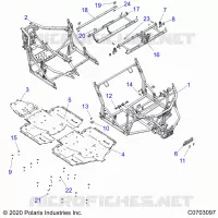 CHASSIS, MAIN FRAME AND SKID PLATES